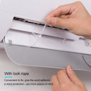 ZHENZHIMIND Patented Adjustable Air Deflector Shroud Universal Anti-Straight Blowing Air Conditioning Windshield(White)
