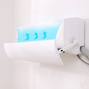 Air Conditioning Wind Deflector Shroud Bedroom Wall-Mounted Baby Universal Anti-Straight Blowing Air Conditioning Windshield(White)