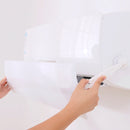 Air Conditioning Wind Deflector Shroud Bedroom Wall-Mounted Baby Universal Anti-Straight Blowing Air Conditioning Windshield(White)