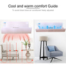 Air Conditioning Wind Deflector Shroud Bedroom Wall-Mounted Baby Universal Anti-Straight Blowing Air Conditioning Windshield(White)