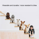 Dog Bone Pattern Big Soft Warm Kennel Pet Dog Cat Mat Blanket,with Rattan Mat Size: XXS, 45Ã—30Ã—15cm(Black Red)