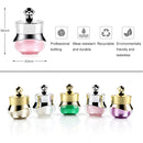 5 PCS Acrylic Travel Containers with Hard Sealed Lids Suitable for Face Hand Body Cream, 5ml(Pink)