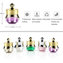 5 PCS Acrylic Travel Containers with Hard Sealed Lids Suitable for Face Hand Body Cream, 5ml(Purple)