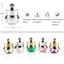 5 PCS Acrylic Travel Containers with Hard Sealed Lids Suitable for Face Hand Body Cream, 5ml(White)