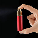 5 PCS Portable Mini Refillable Glass Perfume Fine Mist Atomizers with Metallic Exterior, 5ml (Purple)