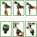 100FT Garden Watering 3 Times Telescopic Pipe Magic Flexible Garden Hose Expandable Watering Hose with Plastic Hoses Telescopic Pipe with Spray Gun, Random Color Delivery