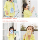 WT-F14 1200 mAh Pig Shape Mini Portable Fan with 3 Speed Control(Purple)