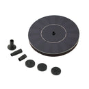 Solar Powered Water Pump Garden Fountain Floating Panel Watering Pond Kit for Waterfalls Water Display Park Pool Decoration Fountain, Diameter: 16cm