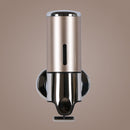 Hotel Shower Manual Dispenser Wall Mounted Washing Liquid Shampoo Soap Bottle, Capacity: 500ml(Gold)