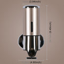 Hotel Shower Manual Dispenser Wall Mounted Washing Liquid Shampoo Soap Bottle, Capacity: 500ml(Gold)