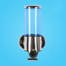 Hotel Shower Manual Dispenser Wall Mounted Washing Liquid Shampoo Soap Bottle, Capacity: 500ml(Blue)