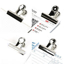 36PCS 63mm Silver Metal Stainless Steel Round Clip Notes Letter Paper Clip Office Bind Clip