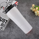 Portable Mighty Mug Solo Travel Coffee Herbal Ice Tea Fizzy Drink Mug Water Bottle Cup, Capacity: 550ml(White)