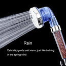 3 Settings Adjustable PC Negative Ions Shower Head, Size: Large, Interface: 2cm(Blue)