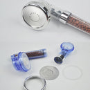 3 Settings Adjustable PC Negative Ions Shower Head, Size: Large, Interface: 2cm(Transparent)