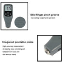 RZ240 Ferrous & Non-Ferrous 2 in 1 Digital Coating Paint Thickness Gauge Meter Tools (Grey)