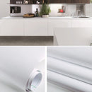 Pearlescent Creative PVC Brick Decoration Furniture Wallpaper Stickers Bedroom Living Room Wall Waterproof Wallpaper Roll, Size: 60x500cm(White)