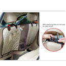 Deluxe Travel Pet Dog Car Seat Fence Safety Barrier Pet Fence Rear Row Seat Safety Isolation Net Protection, Size: 124 x 46 x 31cm(Beige)