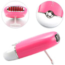 Portable Mini USB Charging Air Conditioner Refrigerating Handheld Small Fan (Magenta)