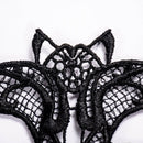 Halloween Masquerade Party Dance Sexy Lady Lace Bat Mask(Black)