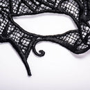 Halloween Masquerade Party Dance Sexy Lady Lace Bat Mask(Black)