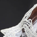 Halloween Masquerade Party Dance Sexy Lady Lace Fox Mask(Black)
