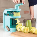 C327 Multifunctional Household Kitchen Spiral Vegetables Cutter (Blue)