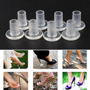 5 Pairs Non-slip Wear-resistant Increase Shoes High Stiletto Heel Protector Caps, Random Color Delivery