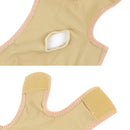 Lycra Flesh Color Breathable Skin Care And Lift Reduce Double Chin Mask Face Belt, Size: M