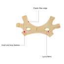 Lycra Flesh Color Breathable Skin Care And Lift Reduce Double Chin Mask Face Belt, Size: M