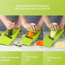 C320 Multifunctional Household Kitchen Vegetables Cutter Potato Grater (Green)