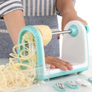 C317 Multifunctional Household Kitchen Spiral Vegetables Cutter Potato Grater (Blue)