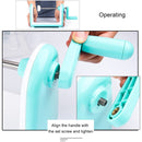 C317 Multifunctional Household Kitchen Spiral Vegetables Cutter Potato Grater (Blue)
