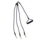 Pet Dog Nylon 3 in 1 Traction Rope Pet Walking Leads With Handle, Length: 124cm(Blue)