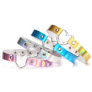2 PCS European and American Harajuku Laser Heart Shape Collar Glowing Choker Necklace, Random Color Delivery