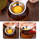 SSGP Stainless Steel Egg Yolk Separator Protein Dividers Spoon with Logo