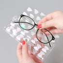 10 PCS Cartoon Cactus Pattern PVC Transparent Protective Case for Sunglasses / Glasses