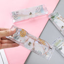 10 PCS Cartoon Cactus Pattern PVC Transparent Protective Case for Sunglasses / Glasses