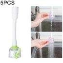 5 PCS Rotatable Water-saving Device Water Filter Faucet Water Purifier, Size: 18.6cm(Green)