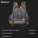 MANNER Outdoor Multifunctional Fishing Life Vest Swimming Life Jacket (Grey)