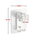 2 PCS Space Aluminium Showerhead Holder Traceless Adjustable Bath Shower Bracket