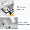 2 PCS Space Aluminium Showerhead Holder Traceless Adjustable Bath Shower Bracket