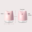 WT-H13 Muzzy Pig Atomizing Humidifier with Colorful Night Lights, Water Tank Capacity: 270mL (Pink)