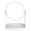 RK36 Multi-function Touch Switch Retractable Makeup Mirror Desk Lamp (White)