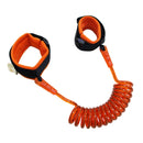 Kids Safety Harness Child Leash Anti Lost Wrist Link Traction Rope Anti Lost Bracelet, Length: 2.5m(Orange)