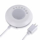 Ultra-thin UFO Shape White Noise Sleep Machine, Built in 20 Sounds(White)