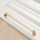 2 PCS 9009-192 Modern Simple Cabinet Door Handle Drawer Wardrobe Zinc Alloy Handle(Gold)