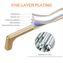 2 PCS 9009-192 Modern Simple Cabinet Door Handle Drawer Wardrobe Zinc Alloy Handle(Gold)