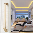 2 PCS 9009-192 Modern Simple Cabinet Door Handle Drawer Wardrobe Zinc Alloy Handle(Gold)