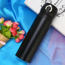 450ml Creative Portable Stainless Steel Vacuum Flask Vacuum Bottle(Black)